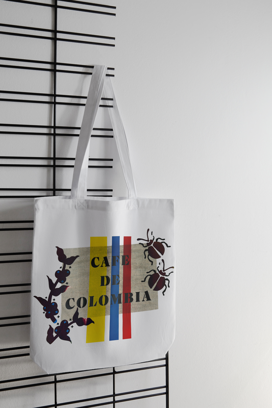 Bolsa de lona "Café de Colombia".