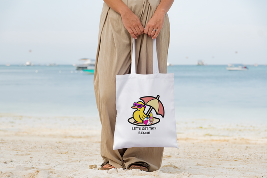 Canvas Printed Duck Tote Bag