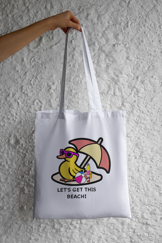 Canvas Printed Duck Tote Bag